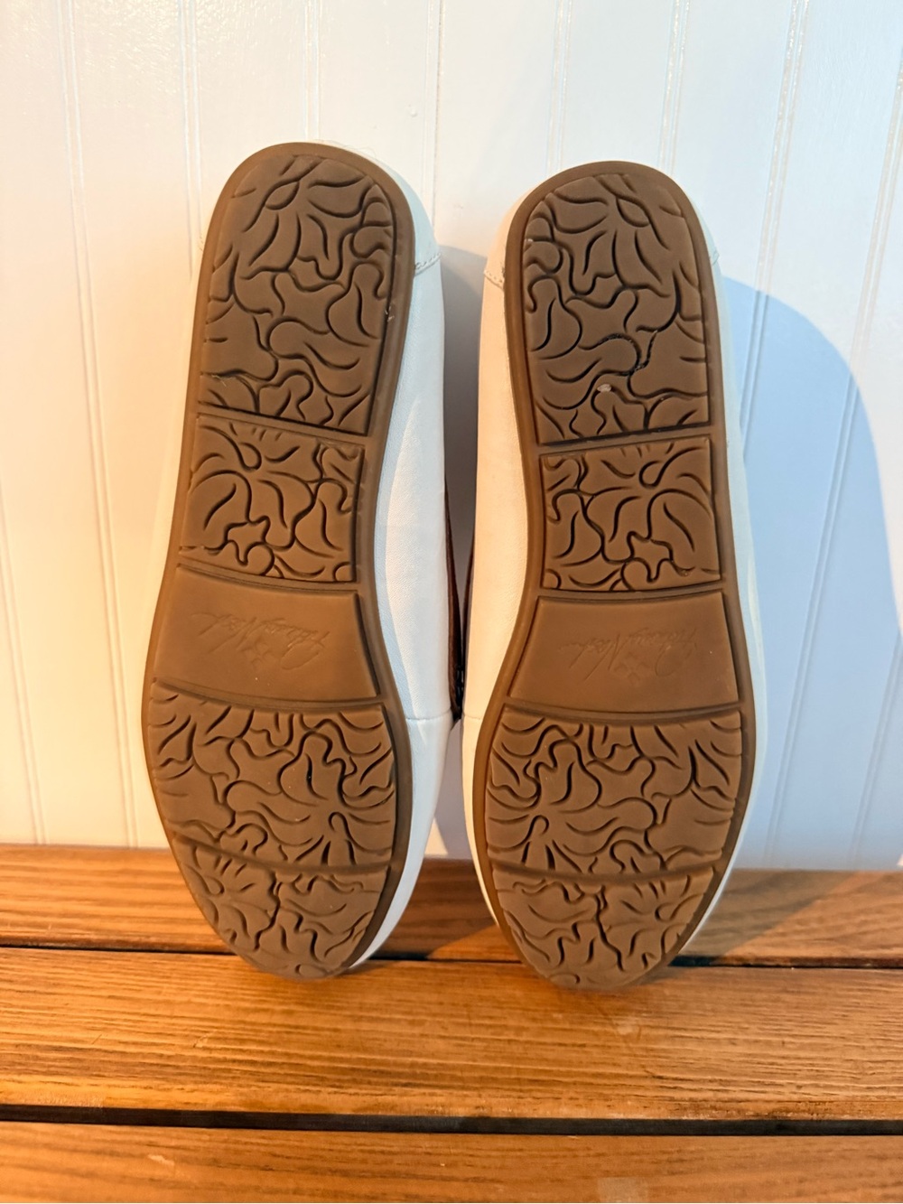 Patricia Nash Ivory and tan Leather Trevi loafers Sz 6.5 EUC - Picture 4 of 7